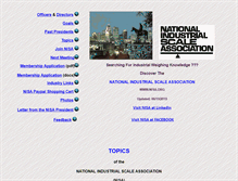 Tablet Screenshot of nisa.org